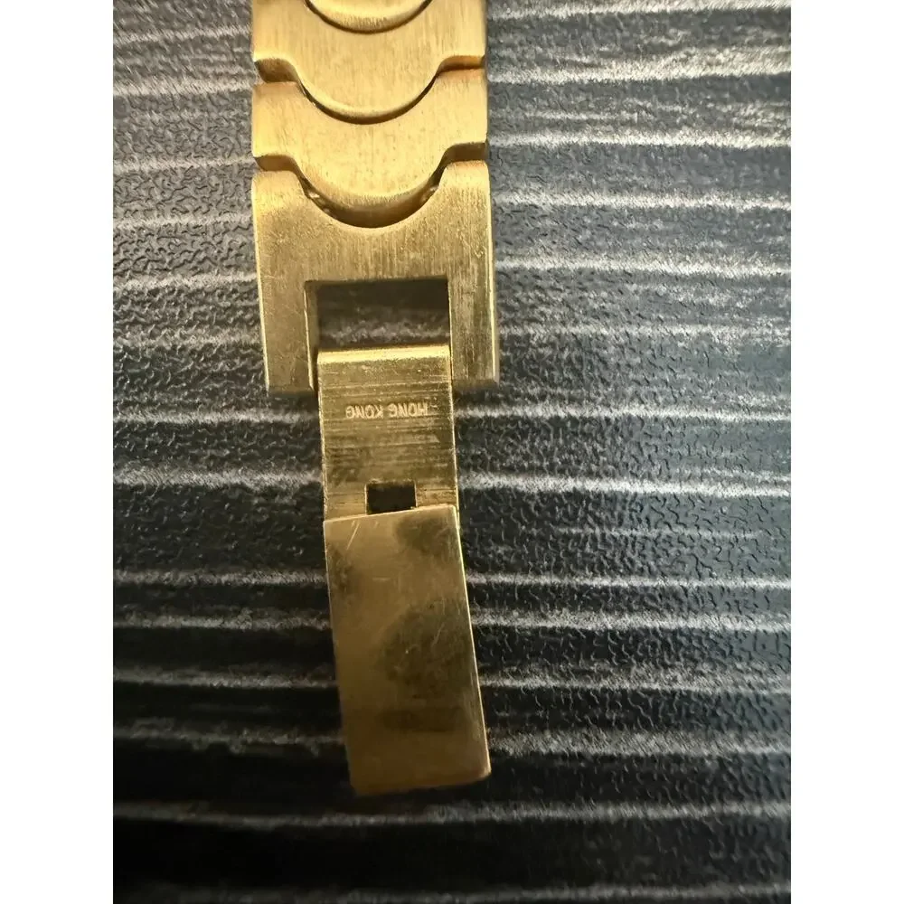 6/$25 Vintage Anne Klein Gold-Tone Quartz Watch- NEEDS BATTERY